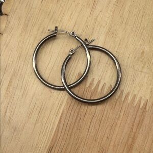 Sterling Hoops vintage